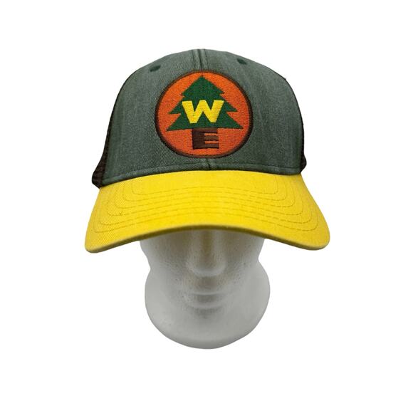 DISNEY Wilderness Explorer Up Mesh SnapBack Hat One Sz Adult Green Yellow Brown - Picture 1 of 7